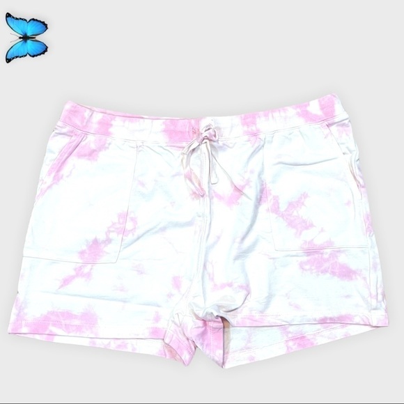 LUCKY Brand Pink & White Tie Dyed Shorts. SizeL - Picture 4 of 10